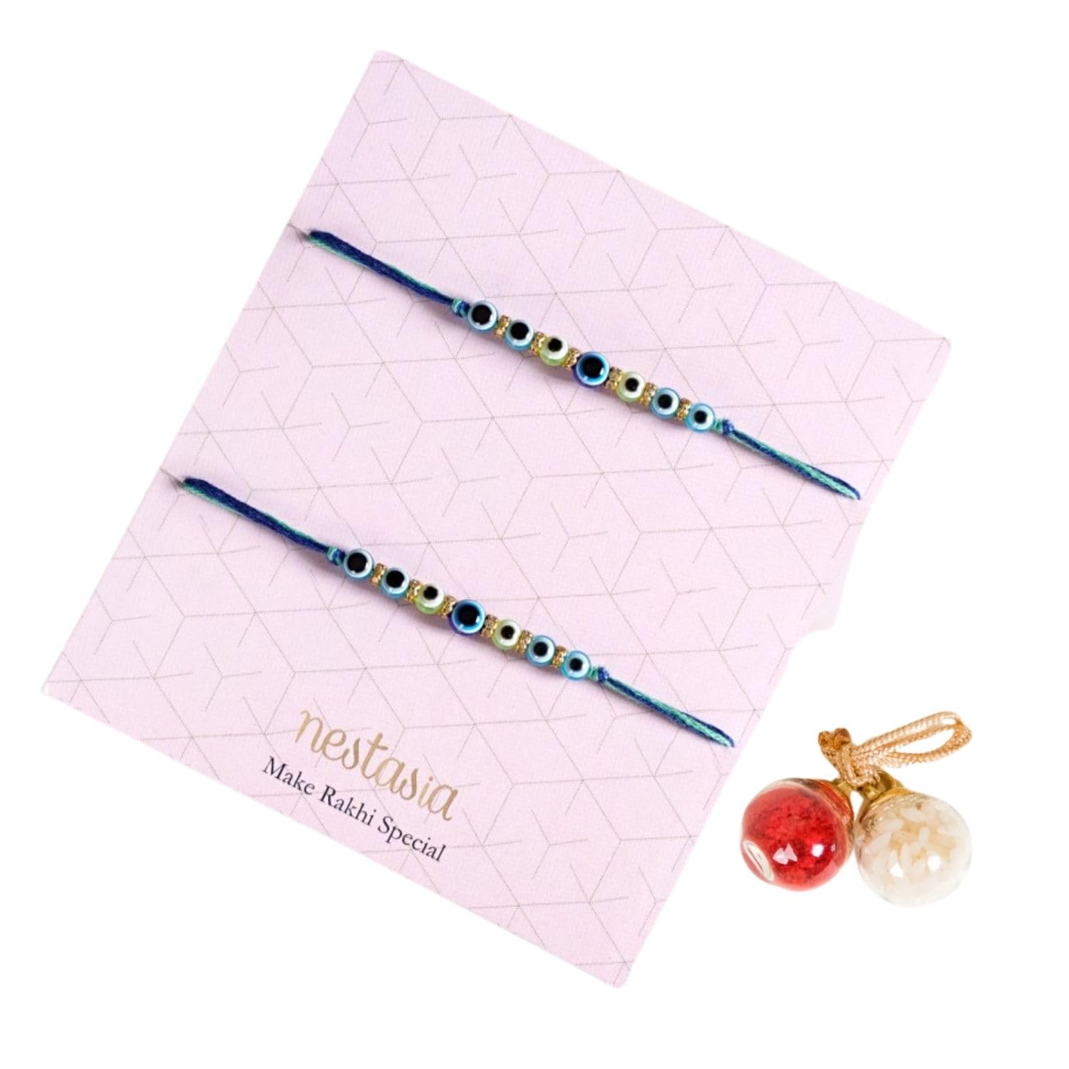 See full amazon price history chart for Nestasia Unisex-Adult Evil Eye Rakhi Gift Set For Brother | Rakhi Combo For Bhai | 2 Rakhi With Roli-Chawal, Greeting Card & Gift Box - Perfect For Rakshabandhan Nestasia Unisex-Adult Evil Eye Rakhi Gift Set For Brother | Rakhi Combo For Bhai | 2 Rakhi With Roli-Chawal, Greeting Card & Gift Box - Perfect For Rakshabandhan (B0D6KFWQKX) Amazon Price History, Amazon Price Tracker
