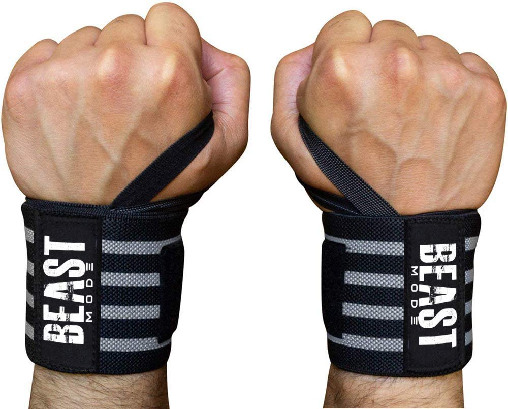 STEIGEN FITNESS-SF Professional Beast Mode Wrist Wraps, Wrist Support Gym wristband Straps with Thumb Support (B08VN6JFHG) Amazon Price History, Amazon Price Tracker