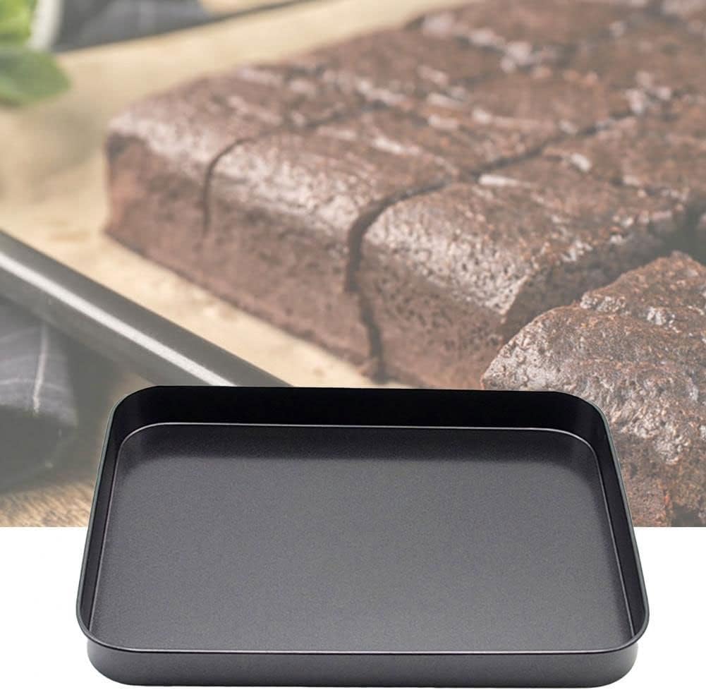 TEMKIN Roasted Tray Non- stick High Carbon Steel Rectangular Carbon Steel Bread Baking Tray, Baking Tart Pie Bread Tool Disc