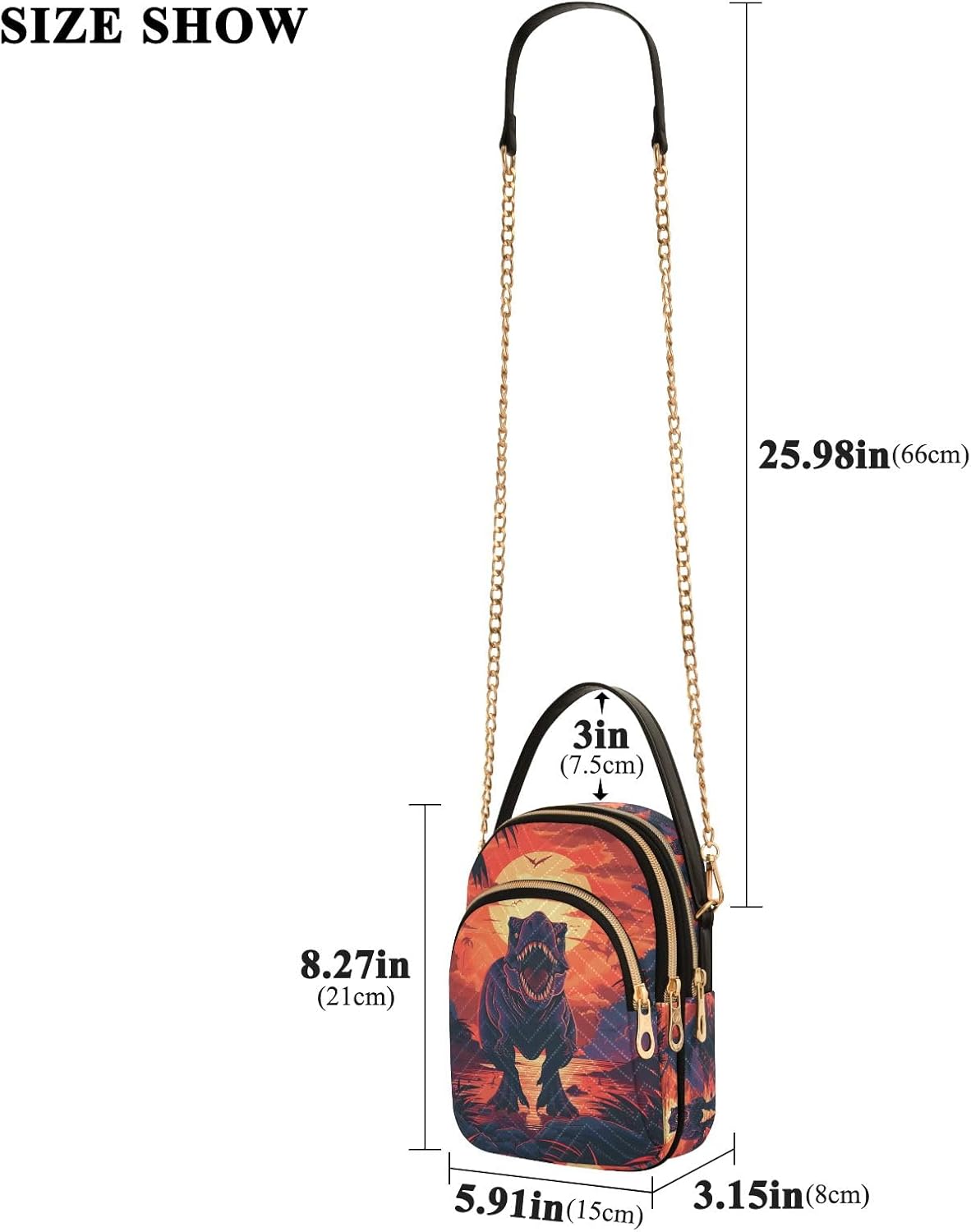 senya Pink Black Leopard Crossbody Handbags for Women Casual Leather Shoulder Phone Purse