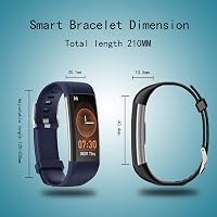 Septoui Fitness Tracker Okosóra Pulzusmérő Vérnyomásmérő IP68 Vízálló 7