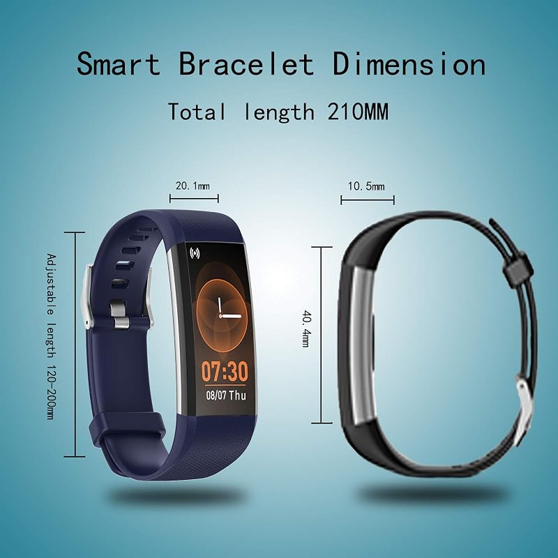 Septoui Fitness Tracker Okosóra Pulzusmérő Vérnyomásmérő IP68 Vízálló