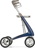 byACRE Carbon Ultralight Rollator Walker: World's Lightest 10.6 lbs Foldable 4-Wheel Seated Mobility Aid for Adults