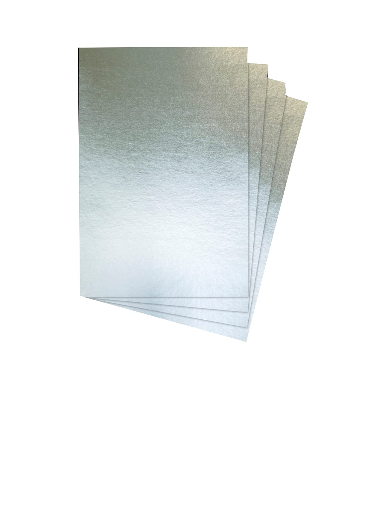 House of Card & Paper A3 240 GSM Foil Card - Silver (Pack of 20 Sheets)