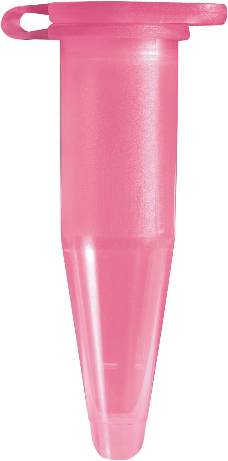 Camlab PlasticsRTP/77120-R Conical Microtube, 1.5 mL, Red (Pack of 500)
