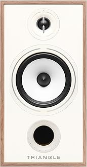 triangle - Hi-Fi Borea BR04 - Bookshelf Speaker - Power handling 110W - Output 91 dB/W/m - Surround Compatible for Home Cinema - 220 x 425 x 314 mm - Light Oak (Pair)