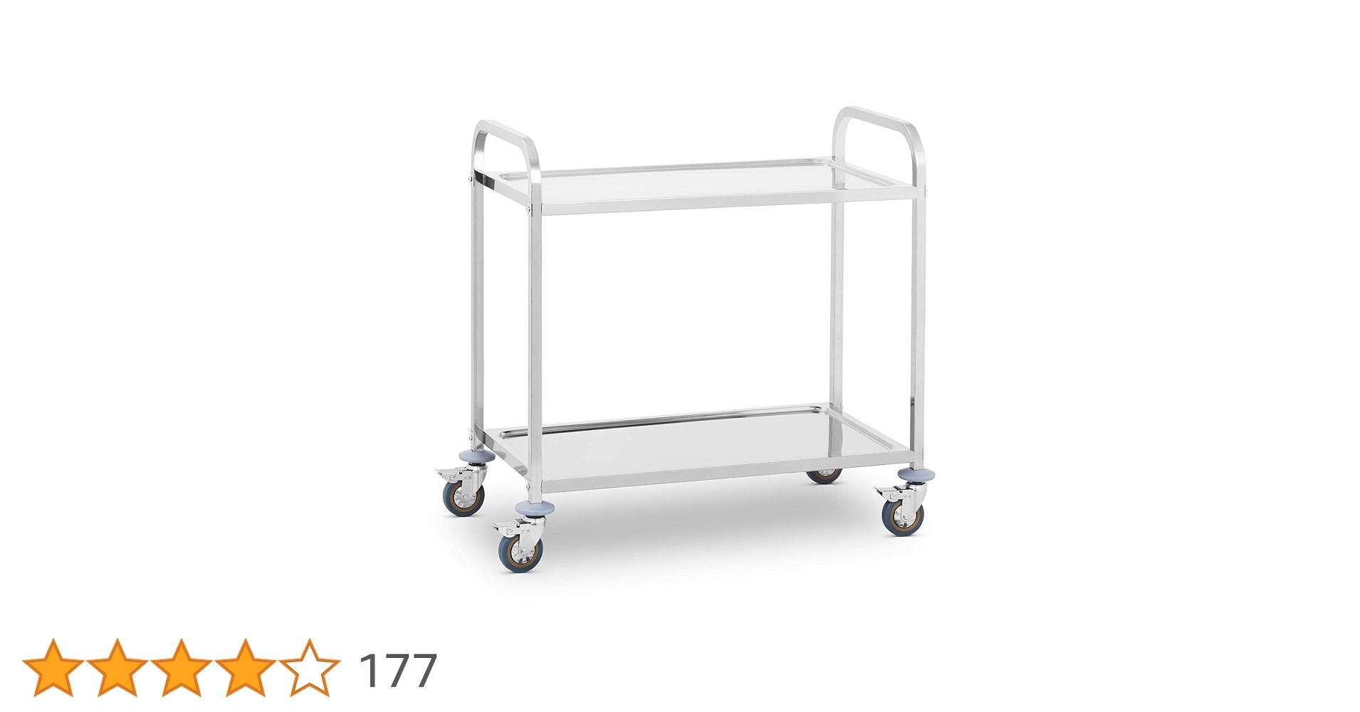 Carro De Servicio - 4 Estantes - 89 X 49,5 X 3 Cm - 108 Kg - Royal