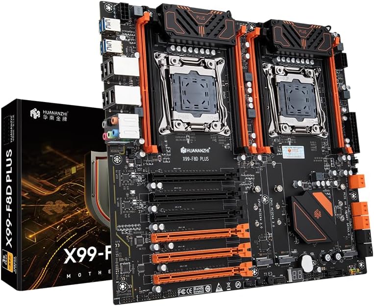 HUMANZHI X99-F8D マザーボード　デュアルCPUソケット Amazon | HUANANZHI X99-F8D LGA2011-3 コンピューターマザーボード