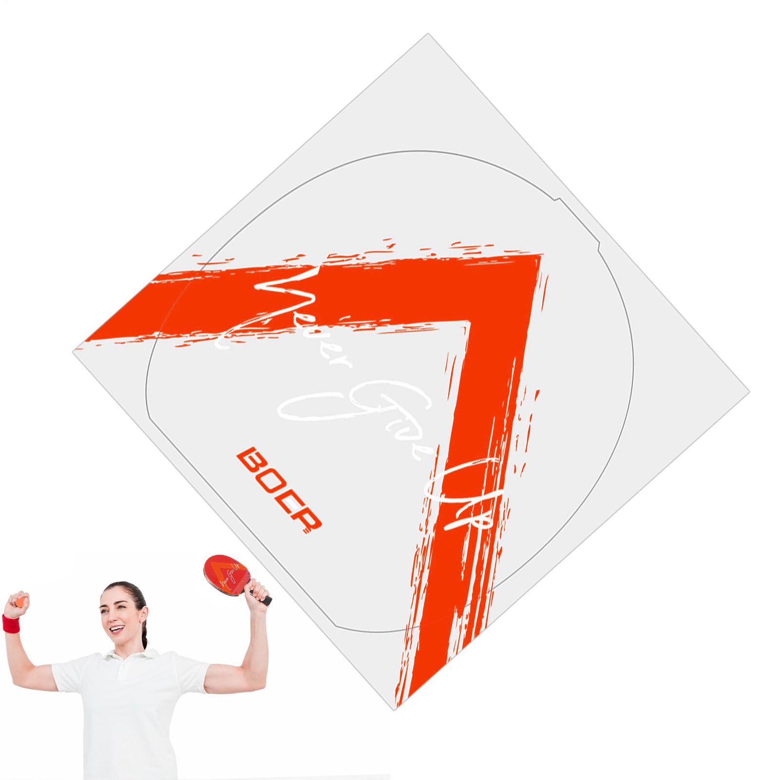 Lámina protectora de goma adhesiva para tenis de mesa – lámina protectora de goma adhesiva, antiestatica y antiestático | Accesorios para raquetas, película protectora transparente para el
