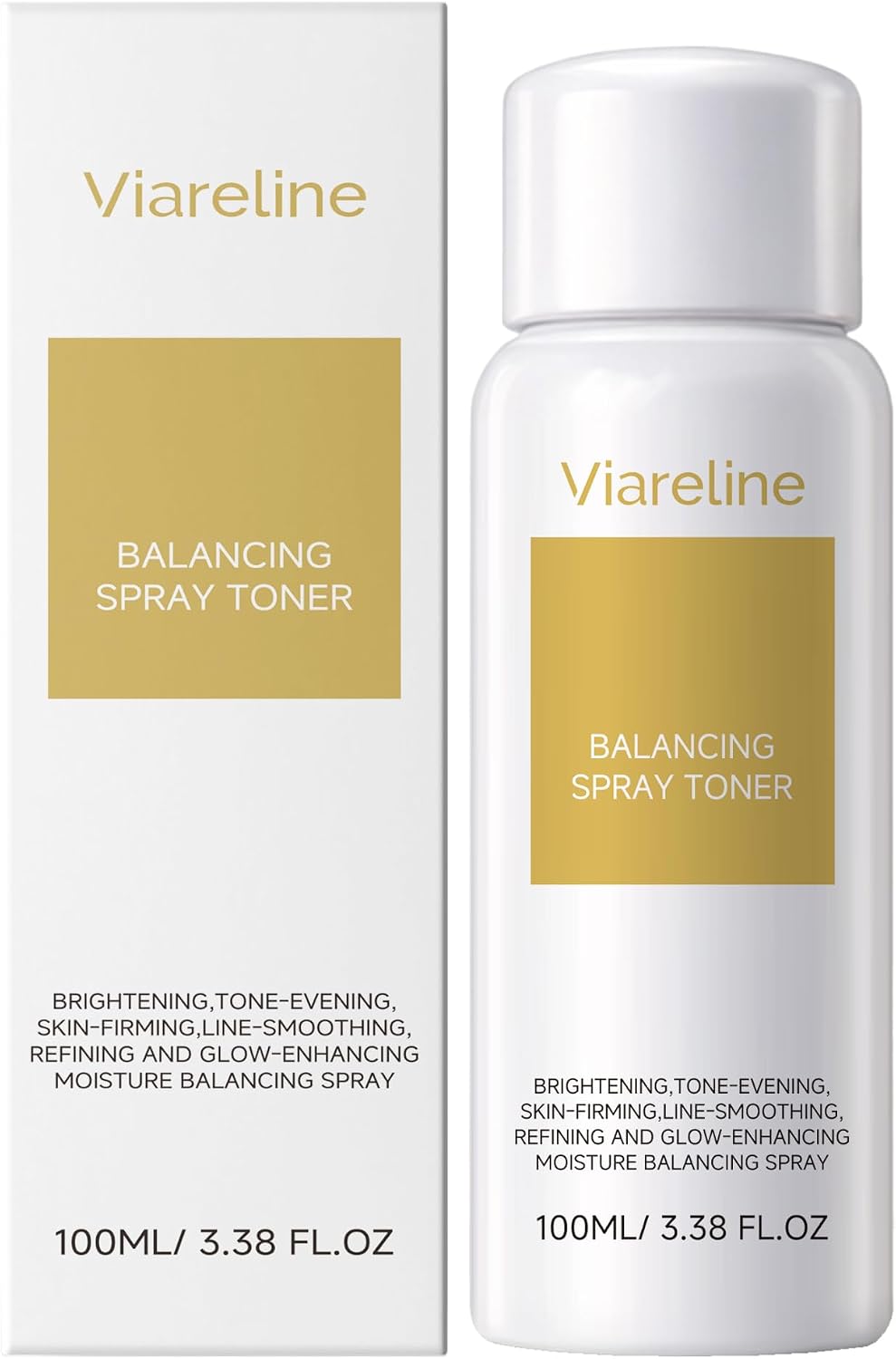 Balancing Spray Toner, Hydrating Facial Mist & Toner for Balanced, Refreshed Skin, Lightweight Daily Skin Care, Alcohol-Free, 100 ml