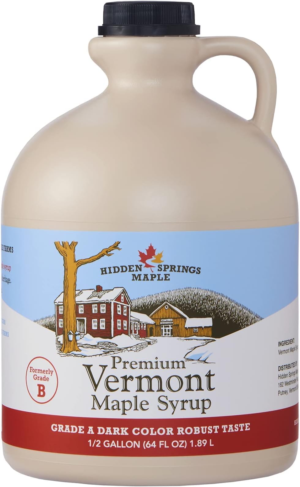 Coombs Family Farms Organic Maple Syrup Grade B 8 oz