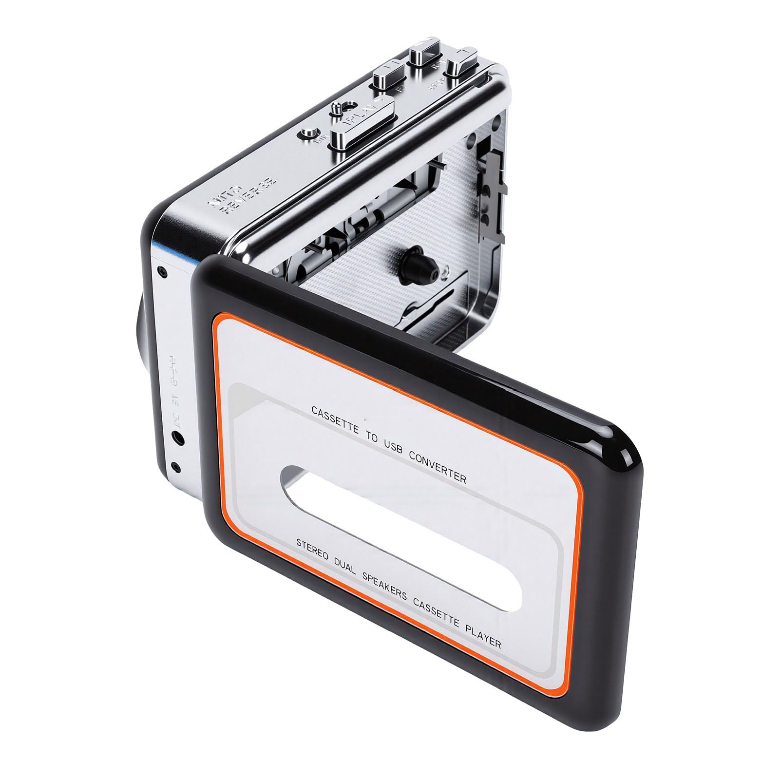 Sorandy Odtwarzacz Kasetowy Przenośny Magnetofon Kasetowy USB