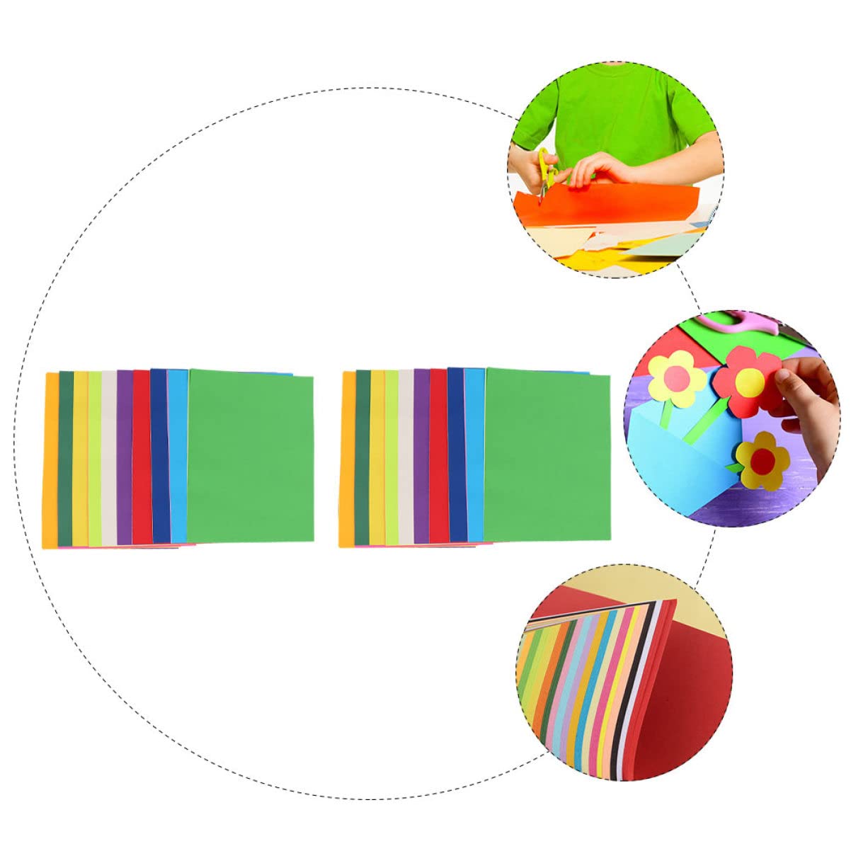 200blätter Bunte Diy Faltpapier Helle Farbe Diy Bastelpapier Für Papierfaltkunst