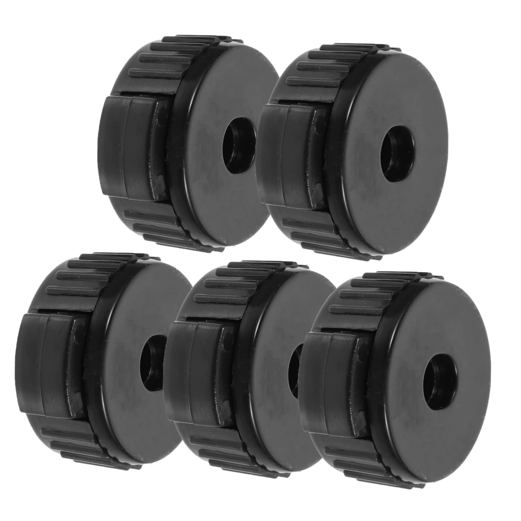 Totority Cymbal Quick Release Cap 5pcs Drum Cymbal Nuts Quick Removal Nut Fixing Buckle Professional Drum Parts