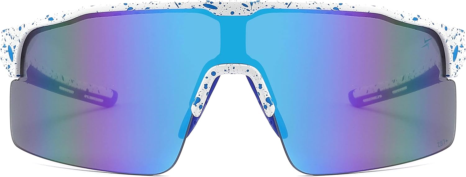 X Power ANSI Z87+ Safety Shield Sunglasses Impact Resistant Polycarbonate Lens & Frame (Made In Taiwan)