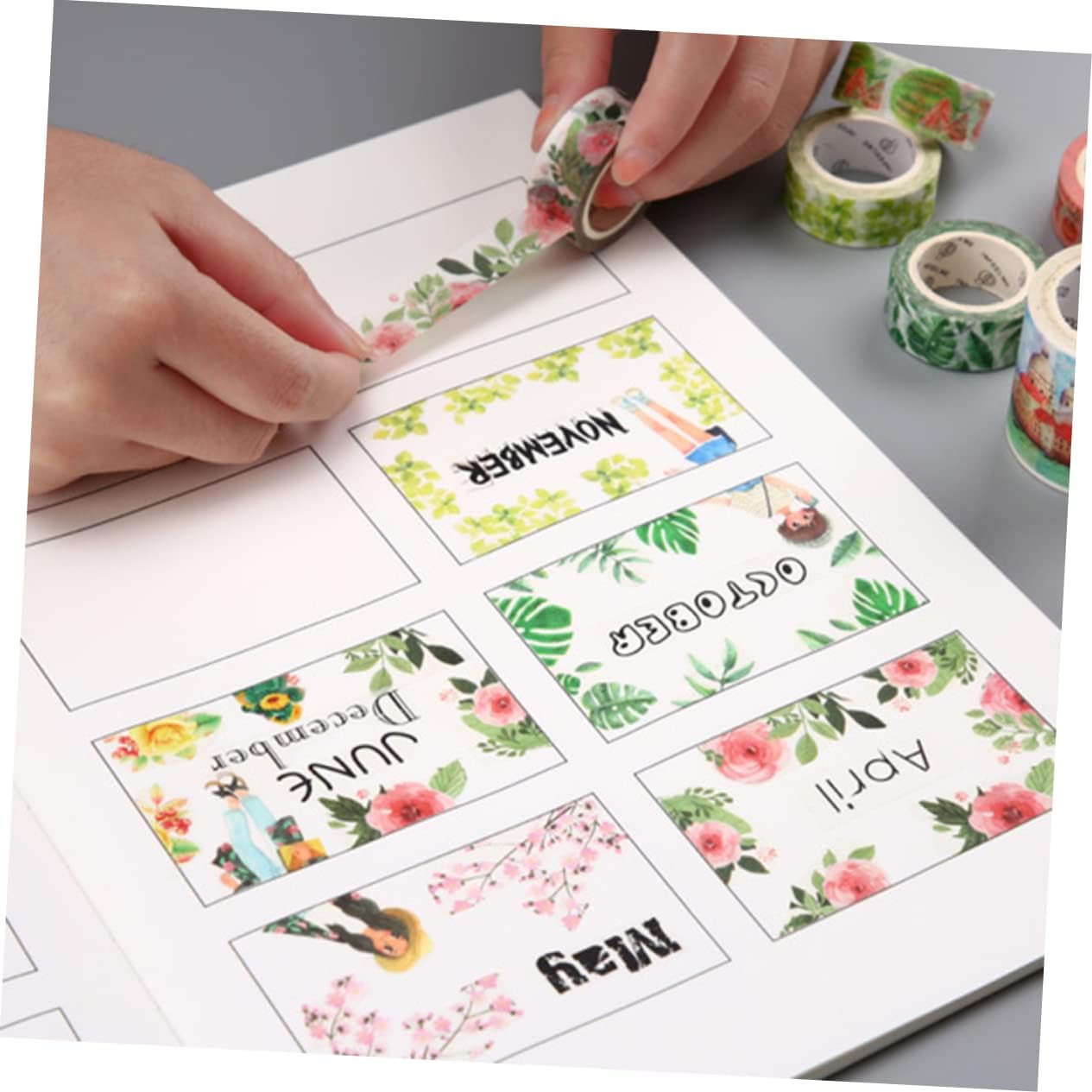 3pcs Comic A Use School Office Panel Diary Multifunctional Photo Paper Creative DIY Kraft Notepads Border Artist Daily for Home Stationery Drawing Storyboard Notebook Size Note pad