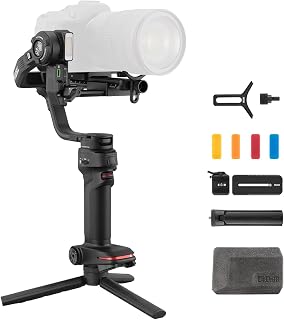 ZHIYUN Weebill 3 3-Axis Gimbal Stabilizer for DSLR & Mirrorless Cameras - Built-in 1000lm Fill Light, Noise-Canceling Mic, 21Hr Battery