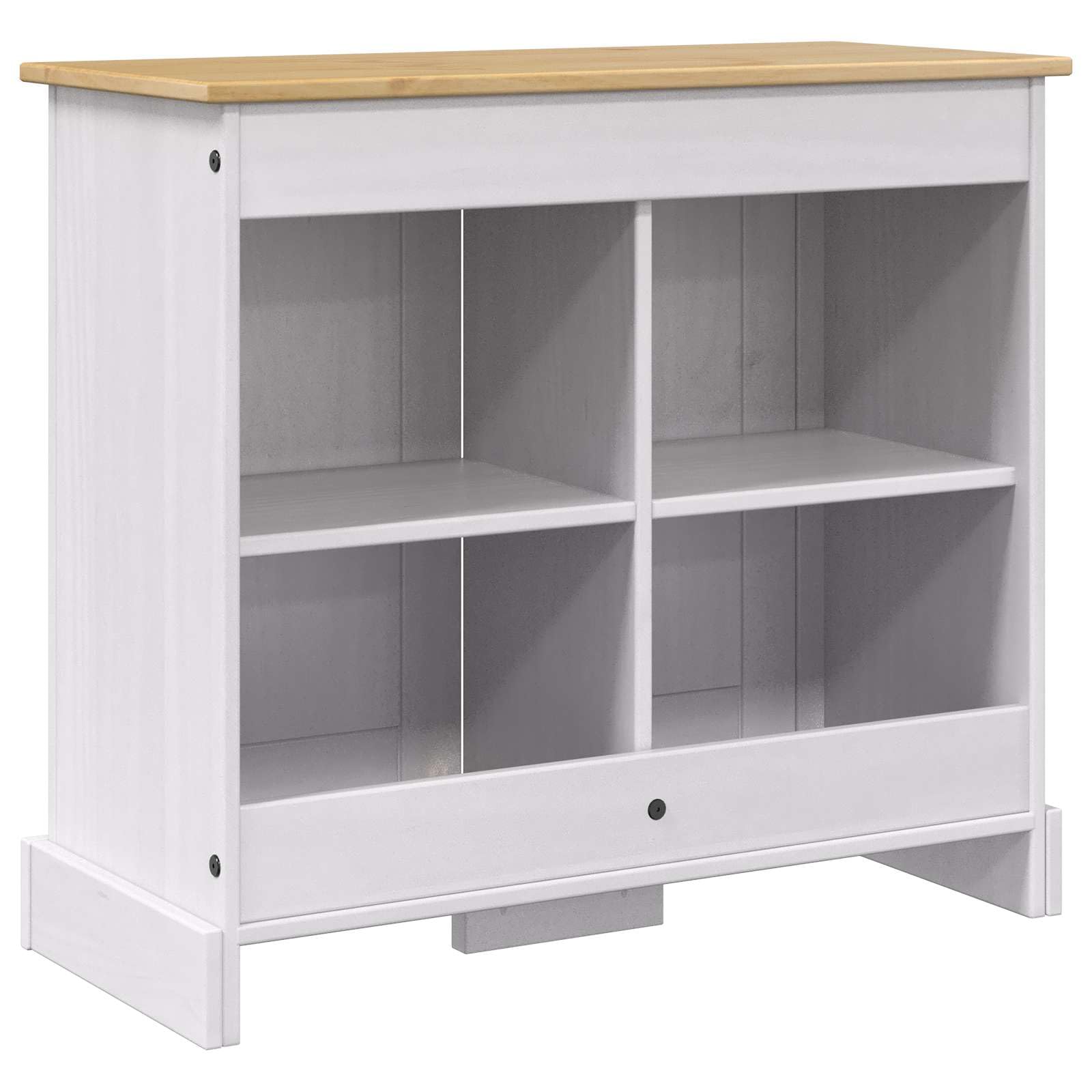 Hothingwell Stojan Na Akvárium Bílá a Hnědá 81,5 x 37 x 73 cm 250 kg