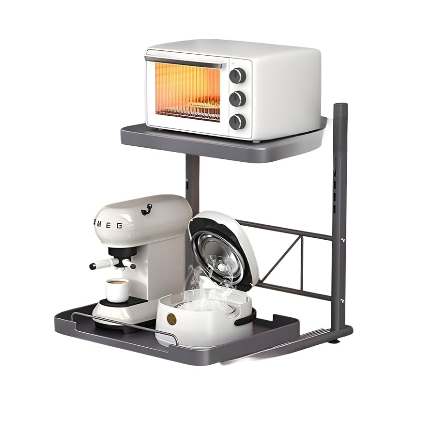 Amazon.co.jp: [Firmiarii]炊飯器収納ラック引き出し式