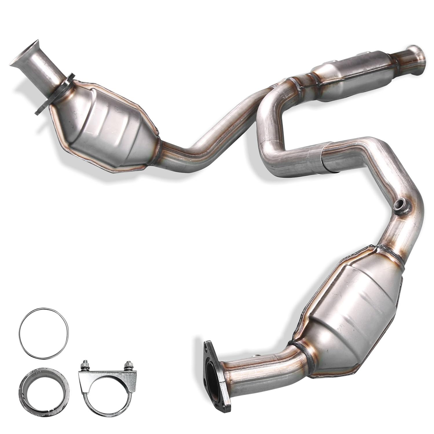Catalytic Converter Fit for Chevy Silverado 1500 2009-2014 | Stainless Steel; EPA Compliant; Also Fit for Avalanche, Sierra, Suburban, Tahoe, Yukon XL