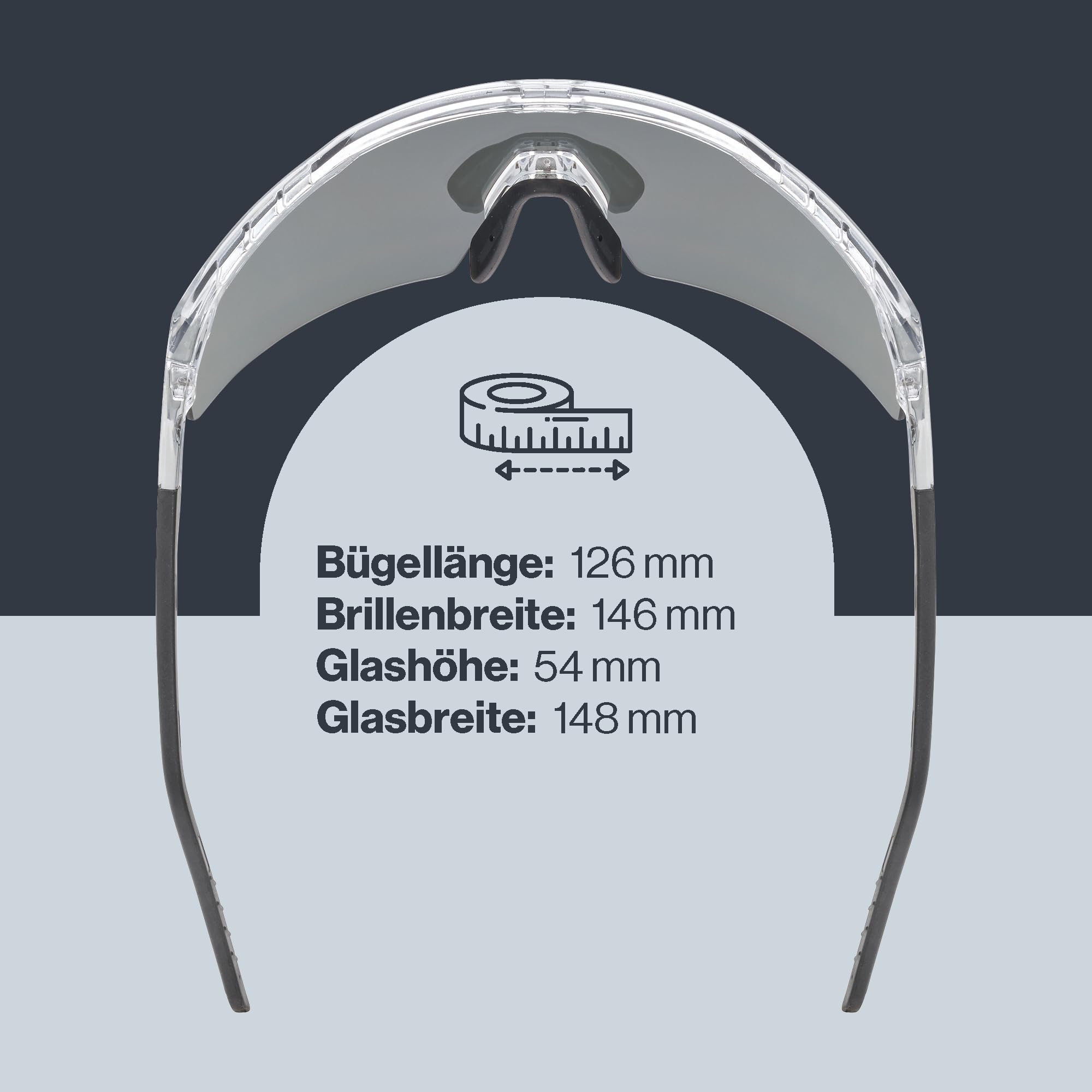 Uvex Unisex Flowline Sportbrille (1er Pack)