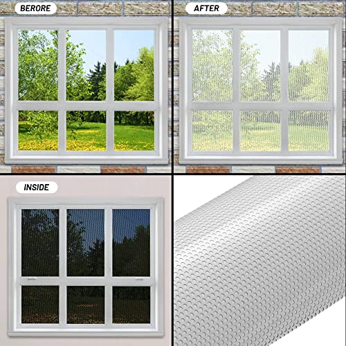 Vinilo Decorativo Para Ventana 30cm x 120cm Blanco miniatura 6