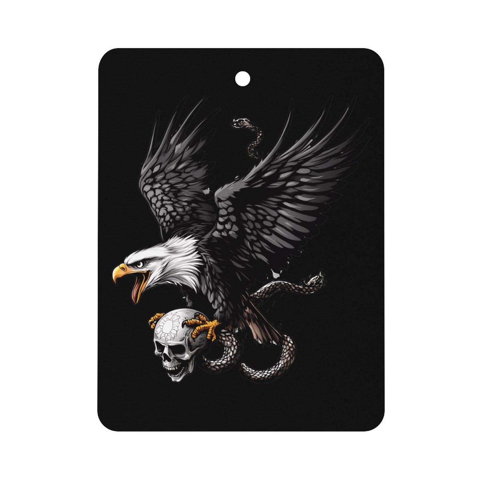 E-agle Cool Animal Car Air Freshener Hanging Aromatherapy Tablets for Car Accessories Square