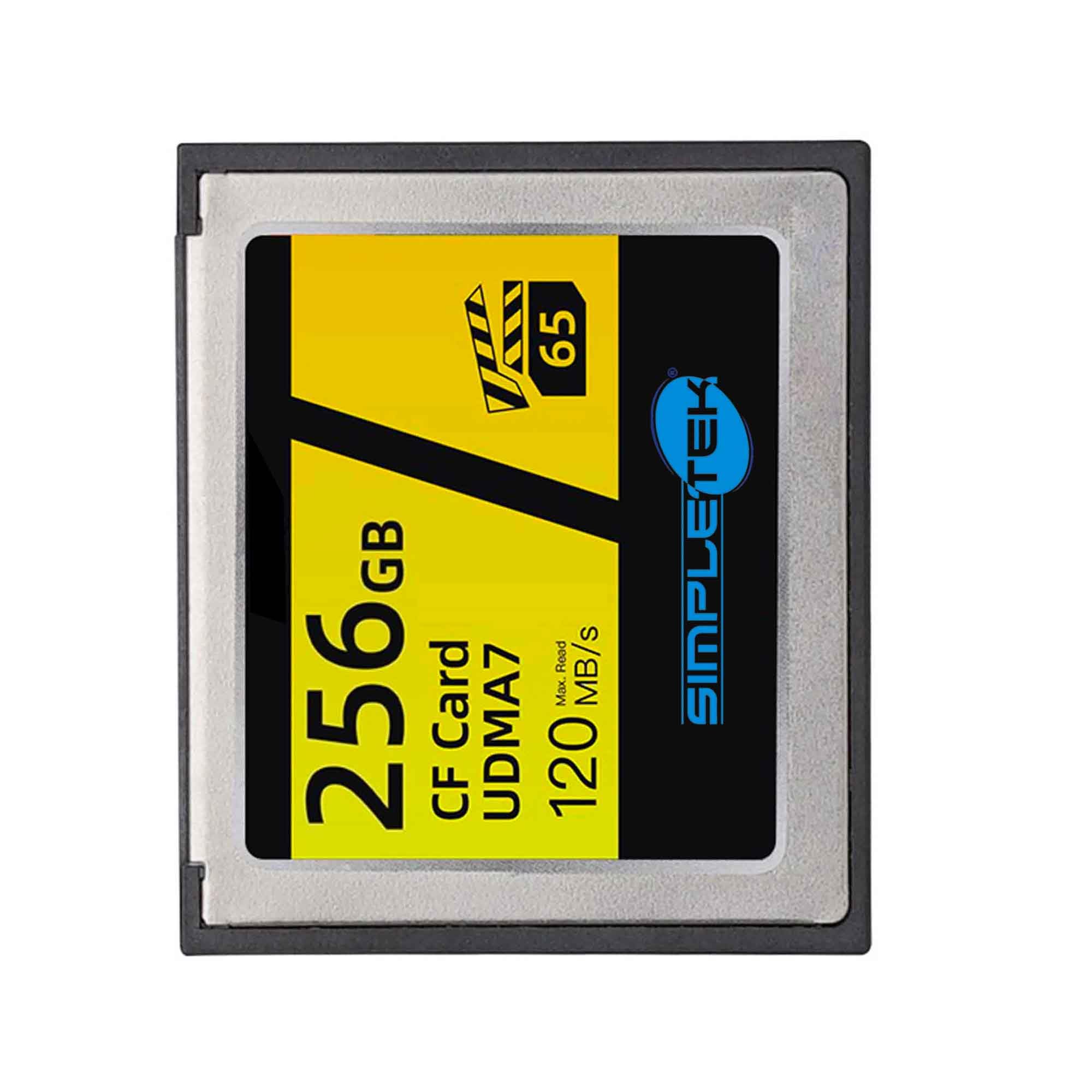 SIMPLETEK – Scheda di memoria CF Card 256GB | Classe di velocità UDMA7 NAND MLC 3D – ATA/ATAPI-7 50 pin | per Fotocamere e Videocamere