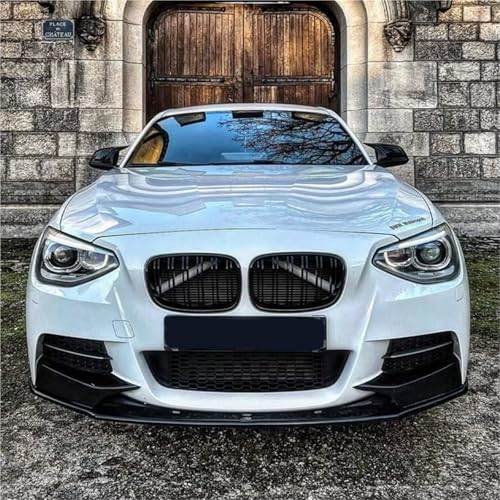 Lèvre avant pour BMW Série 1 F20 F21, style carbone noir brillant pour passionnés