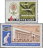 Prophila Collection Sowjetunion 2610A,2618 (kompl.Ausg.) postfrisch ** MNH 1962 Malaria, Rauchwaren (Briefmarken für Sammler) Gesundheit