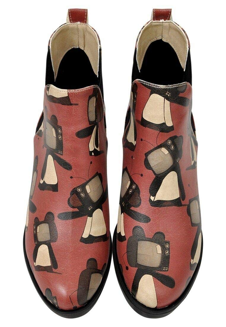 DOGO Personalize Your Life - EVE Printed Booties - Chic Elegant and Casual Style - Vegan Environmentally Friendly