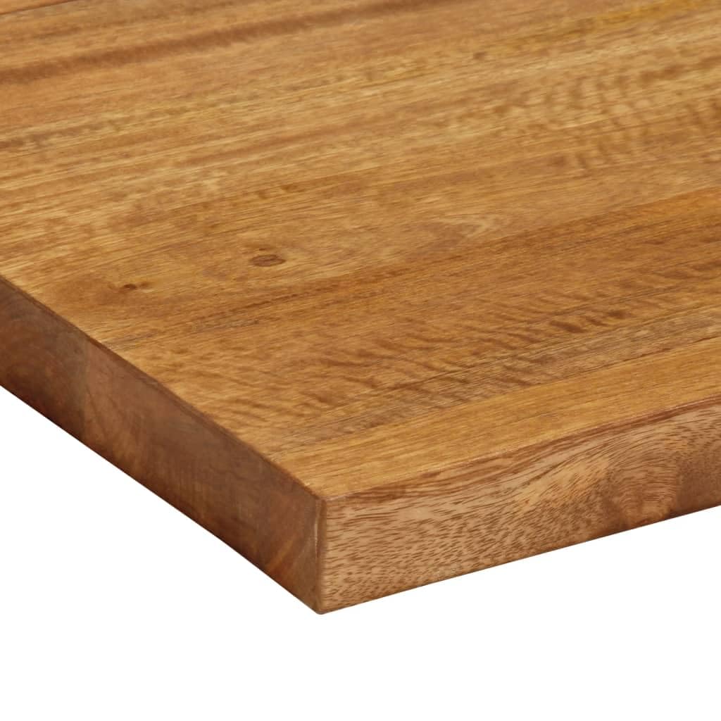 Dessus de table 80x80x3,8 cm carré bois massif manguier
