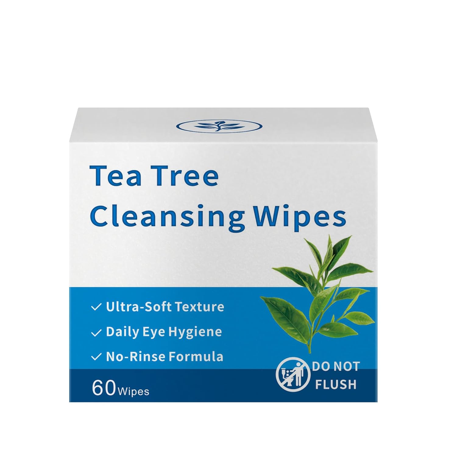 Total 120 Pcs, Glycolic Acid & Exfoliating Facial Radiance Pads & Tea Tree Oil Eyelid Wipes, Makeup Remover Wipes for Face & Eye, Lash & Face Cleansing Wipe, Toner Cotton Rounds, Pore Minimizer Pads