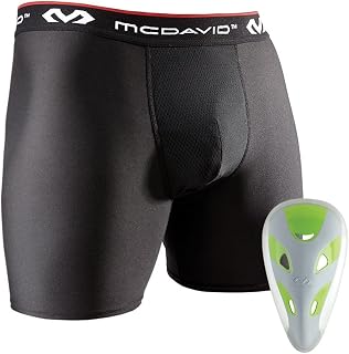 Boy’s Boxer Briefs w/ Athletic Cup Protection, For Youth Sports, Baseball, Lacrosse, Football