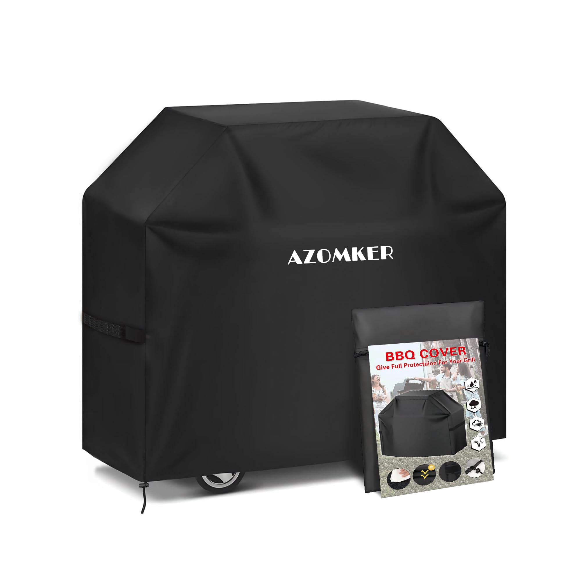 AZOMKER Barbecue Covers, Weatherproof Grill Cover, Gas Grill, Grill Cover (135 * 70 * 110cm/53.1 * 27.6 * 43.3in)