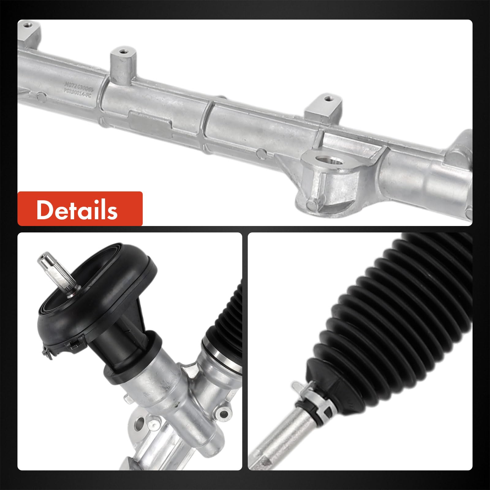 Frankberg Boîtier de direction mécanique, conduite à gauche 490010810R, | 480104213R; Compatible avec: Duster HM