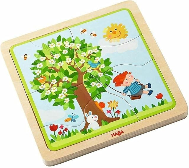 Holzpuzzle Lieblingsjahreszeit