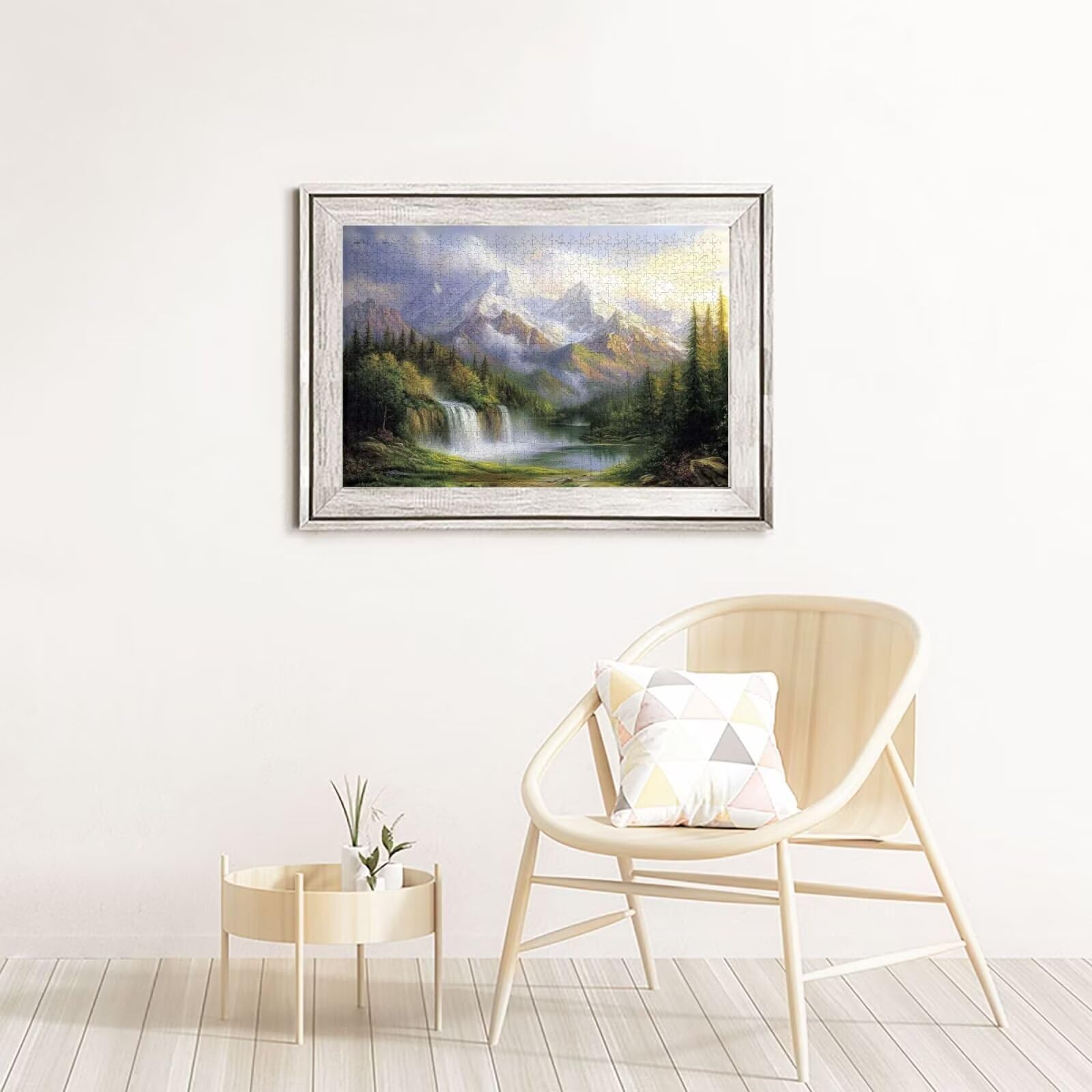 Puzzle 2000 Teile, Puzzle Erwachsene, Holzpuzzle Natur Impossible Jigsaw, Clevere Rätsel, HD Farbe Jigsaw mit Geschenkbox Verpackung for Room Decor, Geschenke für Frauen Fallen 100x70cm p-907