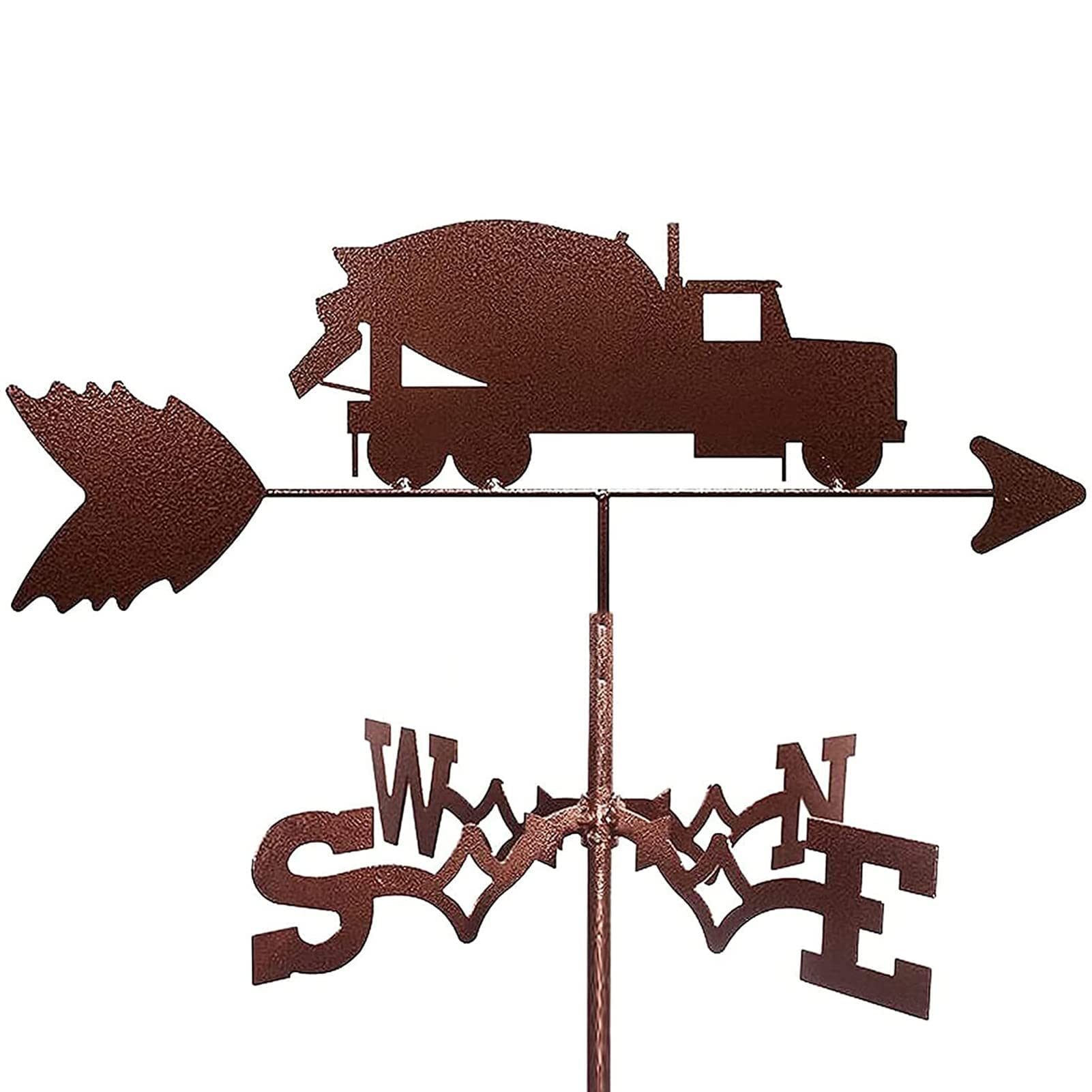 TAXXII Bullfight Weathervane Metal Weather Vane Garden Wind Vintage Hollow Direction Indicator for Outdoor Iron Roof Yard Decoration