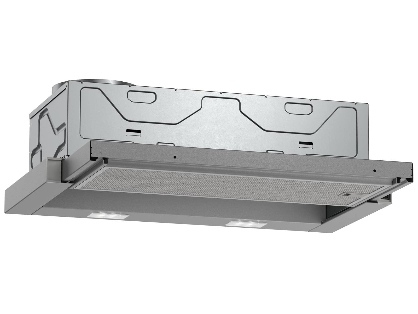 NEFF D46BR12X6 Dunstabzugshaube Flachschirmhaube 60 cm Abluft Umluft silbermetallic