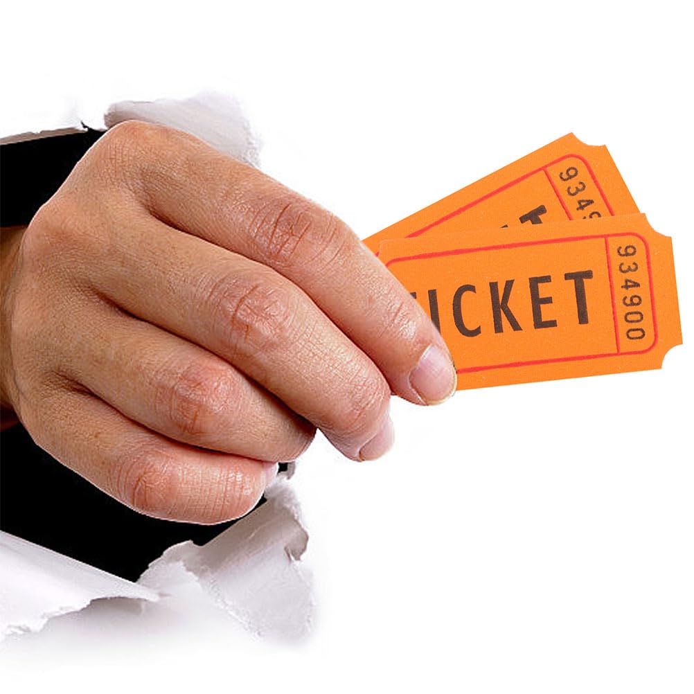 COLLBATH Billets De Tombola Numérotés 200 Pièces pour Événements Fêtes Jeux De Société