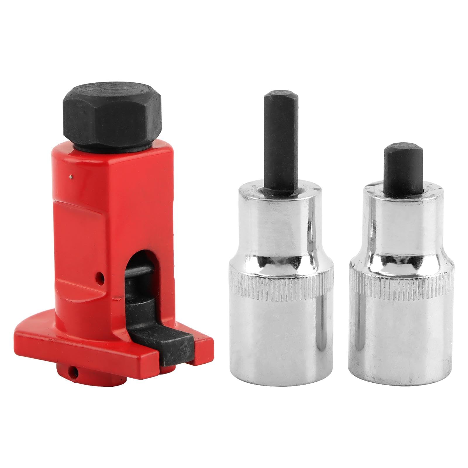 homfanseecStrut Spreader Tool with 2PCS 1/2-Inch Drive Strut Spreader Tool, 5.0-12mm Suspensions Strut Spreader Tool for Car Strut Shock Absorber Removal(Red)