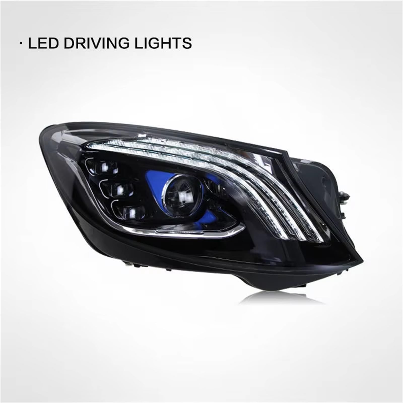 Gruppo Faro per Auto Classe S W222 2014-2017 Gruppo Faro Luce Diurna Guidata Lente Faro