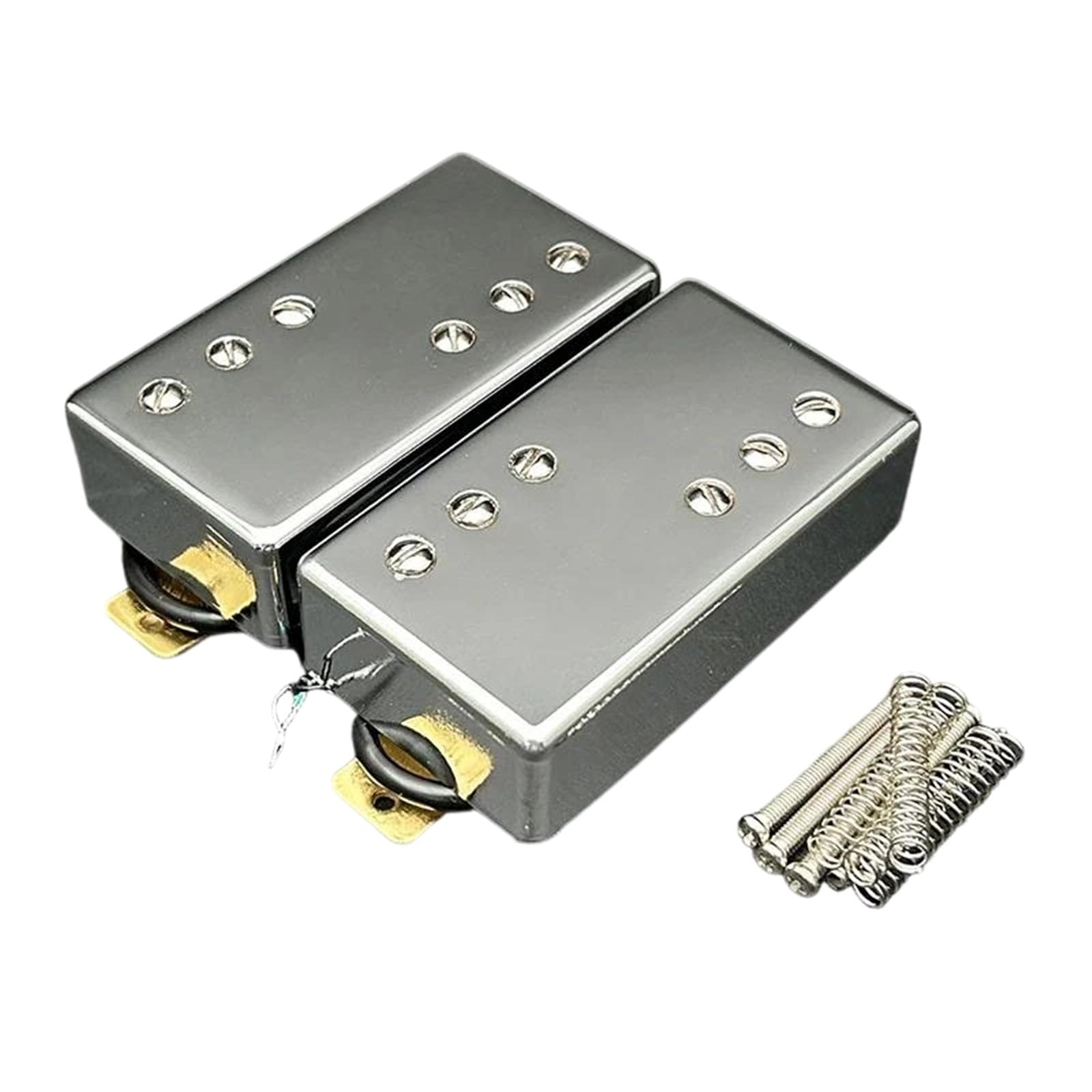 Części Do Gitary Elektrycznej Przetwornik gitarowy Humbucker 3 plus 3 z mosiężną osłoną