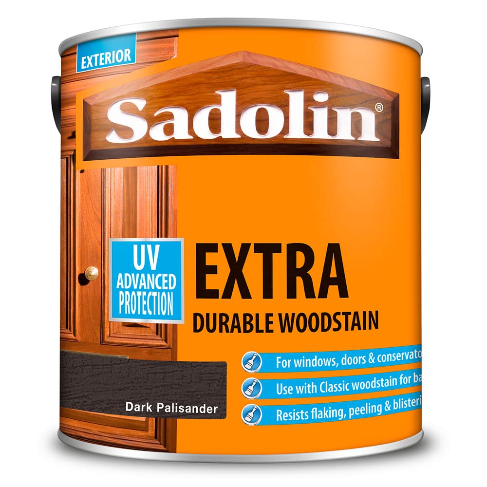 Sadolin 2.5 Litre Extra Durable Woodstain Dark Palisander