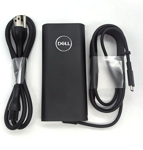 Dell Laptop Charger 130W USB C Type C AC Adapter,XPS 15 9500 9510 9520 XPS 17 9700 9710 9720 9730 AC Charger, Black, DA1