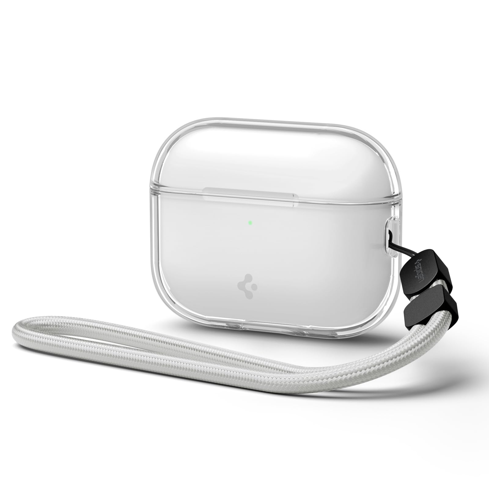 Spigen AirPods Pro 3 Case, Strap Included, [Shock Proof] [Light & Compact], Liquid Crystal - Crystal Clear