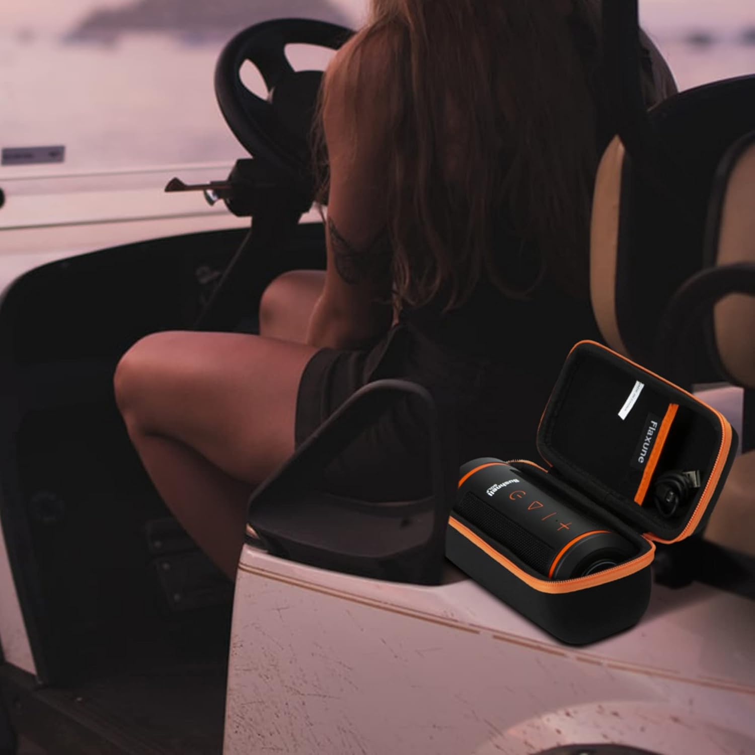 flaxune storage case replacement for bushnell golf wingman gps speaker