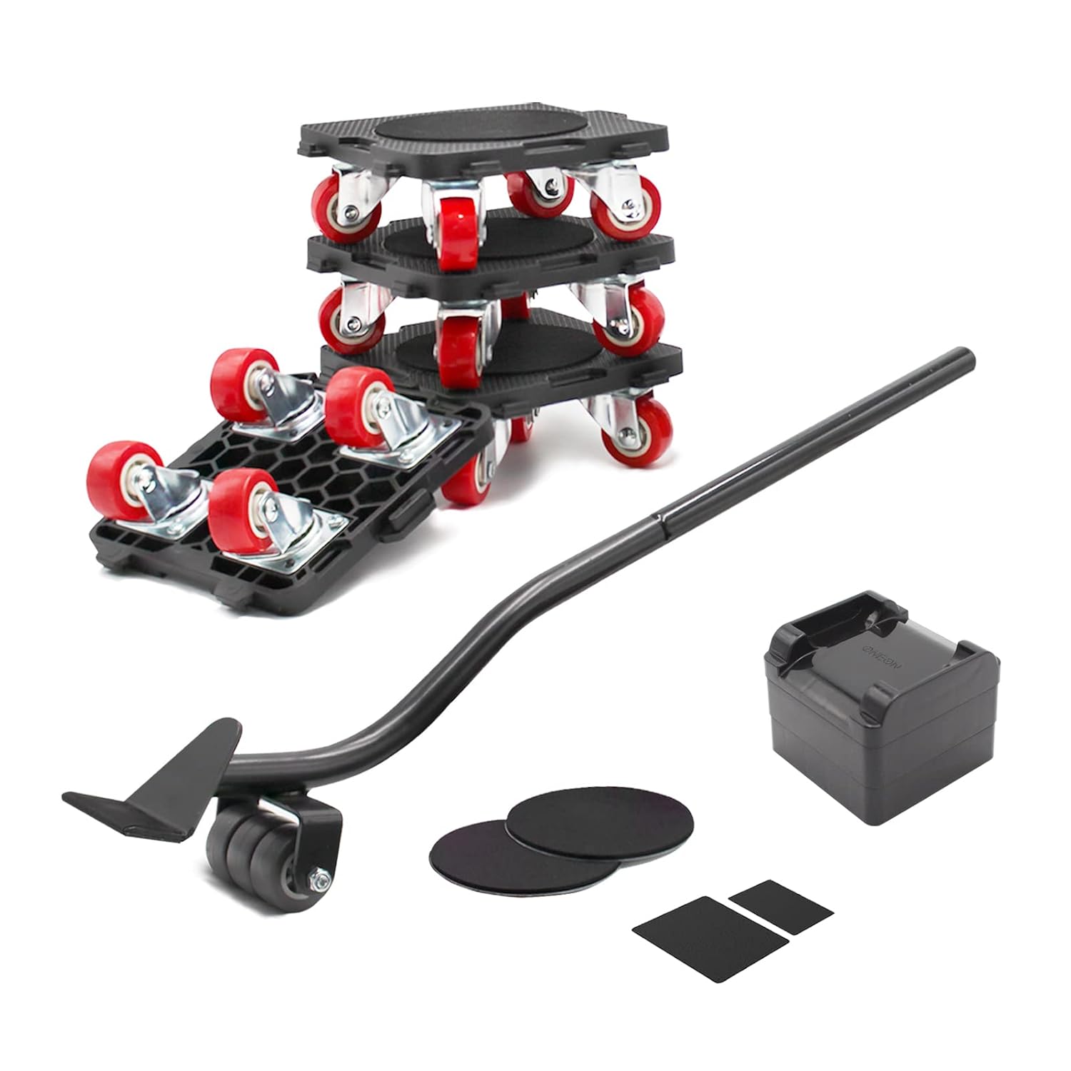 ONEON Furniture Mover with Wheels Furniture Lifter Set 360 Rotation Wheels Furniture Dolly 660 Lbs Capacity for Moving