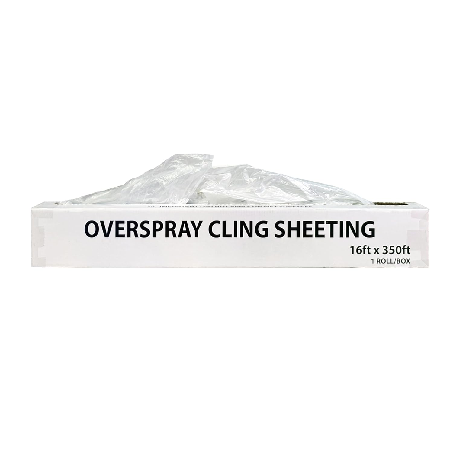 HIGH GROUND Clear Cling Plastic Sheeting 16' x 350'